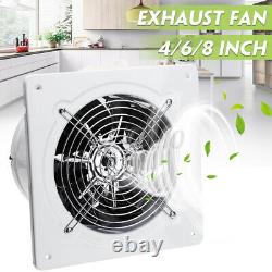 4/6/8 110/220V Inline Duct Booster Fan Ventilation Extractor Exhaust Air Blower