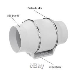 4/6/8 Inch Fan Silent Wall Extractor Exhaust Ventilation Fan Air Blower Window