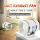 4/6/8 Inline Duct Fan Hydroponic Ventilation Extractor Vent Exhaust Air
