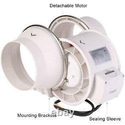 4/6/8 Inline Duct Fan Hydroponic Ventilation Extractor Vent Exhaust Air