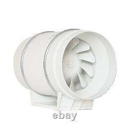 4''-8'' Flow Hydroponics Ventilation Oblique Extractor Fan Kitchen Bathroom