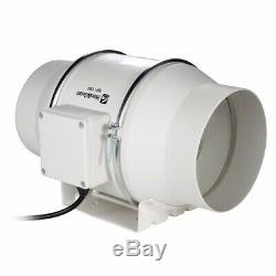 4-8inch Inline Duct Fan Extractor Exhaust Ventilator Ventilation Hydroponic