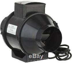 4-Inches Energy Star Extractor Mixed Flow In-Line Exhaust Duct Fan Ventilation