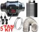 4 Inch Filter 2 Speed Fan Extractor Kit 5 Inch Carbon Filter Fan Extractor Kit