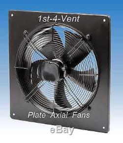 500mm PLATE AXIAL EXTRACTOR FAN, 1 PHASE, 4 Pole, Commercial Kitchen Ventilation