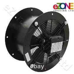 500mm Round Cased Axial Fan+Speed Controller Building Air Ventilation Extractor