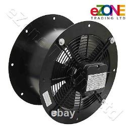 630mm Round Cased Axial Fan+Speed Controller Air Ventilation Quiet Extractor
