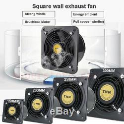 6-12' Wall-mounted Ventilation Extractor Exhaust Fan Air Blower Kitchen Bathroom