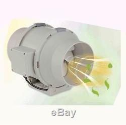 6 Extractor Air Blower Duct Fan Booster Exhaust Blower Kitchen Ventilation Exha
