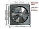 6 X Ventilation Blower Fan (not Extractor) Size 300mm 12inch Powerful New