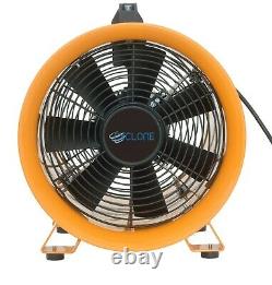 8 200mm Cyclone Dust Fume Extractor / Ventilation Fan + 5m Pvc Ducting