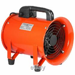 8 200mm Industrial Extractor Exhaust Duct Fan Blower Pivoting Ventilation 220V