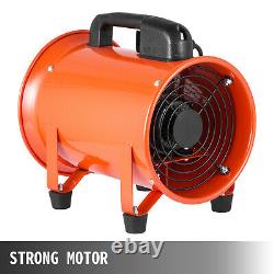 8'' 200mm Ventilation Fan + 10m PVC Ducting Industrial Blower Extractor Fan