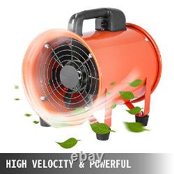 8'' Extractor Fan Blower Ventilator+10M Duct Hose Low Noise Utility Heavy Duty