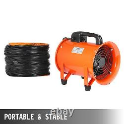 8'' Extractor Fan Blower portable 10m Duct Hose Fume High Velocity Ventilator
