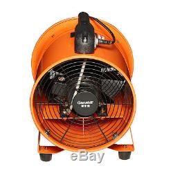 8'' Portable Ventilator Axial Ducting Blower Industrial Workshop Extractor Fan