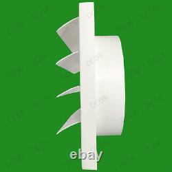 8x 150mm 6 White Gravity Flap Wall Kitchen Extractor Fan Ventilation Grille