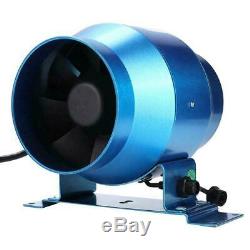 Adjustable Speed Inline Duct Ventilator Kitchen Extractor Exhaust Fan Air Blower