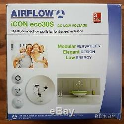 Airflow iCon eco30S DC Low Voltage Extractor Fan Ventilation