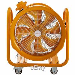 Atex Portable Ventilator Axial Fan Ducting Blower Metal Extractor 16 inch