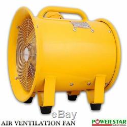 Atex Portable Ventilator Axial Fan Ducting Blower Metal Extractor Industrial 12