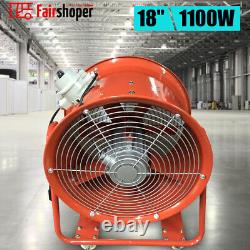 Axial Fan 18 Explosion Proof Extractor for Spray Booth Paint Fumes 7800 m3/h UK