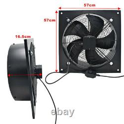 Axial Plate Industrial Ventilation Extractor Fan Speed Control Air Exhaust Fan