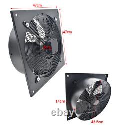 Axial Ventilation Fan Cased Industrial Metal Air Blower Extractor Exhaust Fan