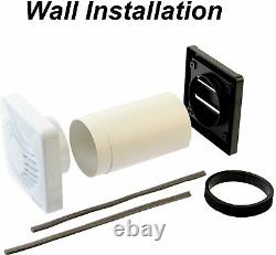 Bathroom Air Extractor Fan Ventilation Window Wall Ceiling Mount On/Off Switch