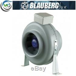 Blauberg Centro M Metal In Line Centrifugal Duct Ventilation Air Extractor Fan