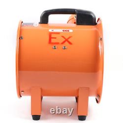 Booth Extractor Fan Explosion Proof Rated Spray Air Blower and Louvre 300mm 12