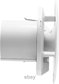 C4HTSR 4 Simply Silent Contour Bathroom Extractor Fan with Humidistat
