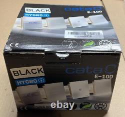 CATA E-100 MTH BK Bathroom Extractor Fan E Series MT Hygro Black Glass Front