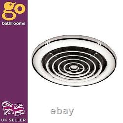Ceiling Extractor Fan Chrome Ventilation For Large Bathrooms HIB