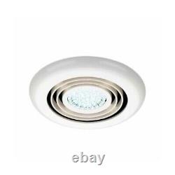 Ceiling Extractor Fan White LED light Ventilation For Medium Bathrooms ensuite