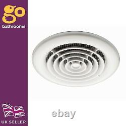 Ceiling Extractor Fan White Ventilation For Large Bathrooms HIB