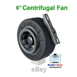Centrifugal Fan Ventilation Exhaust Fan 6/150mm Vent Duct Extractor Metal Blade