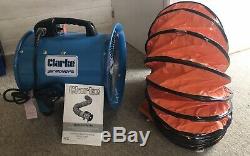 Clarke CAM250B Ventilation Ventilator Extractor Fan Air Mover With Ducting
