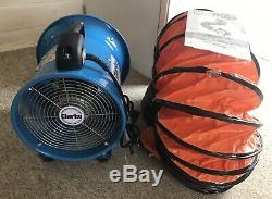 Clarke CAM250B Ventilation Ventilator Extractor Fan Air Mover With Ducting