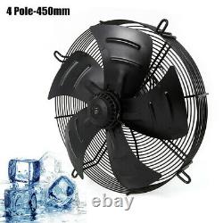 Commercial Axial Extractor Ventilation Condenser Sucker Fan Industrial Use 450mm