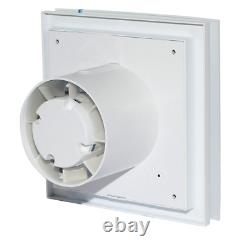 EXTRA QUIET Bathroom Ventilator Extractor Fan S&P Silent Design 4 + TIMER 26 dB