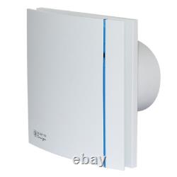 EXTRA QUIET Bathroom Ventilator Extractor Fan classic on/off 4 white S&P Silent