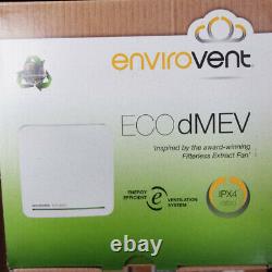 Envirovent ECO DEMV T Extractor Ventilation Fan IPX4 Adjustable Timer Bathroom