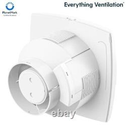 Everything Ventilation IPX2 Bathroom Extractor Fan with Backdraft Shutters &