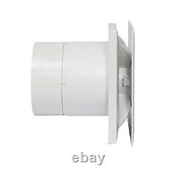 Extractor Fan Wall Mount Ceiling Ventilation Timer Bathroom Kitchen Airflow NEW