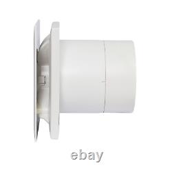 Extractor Fan Wall Mount Ceiling Ventilation Timer Bathroom Kitchen Airflow NEW