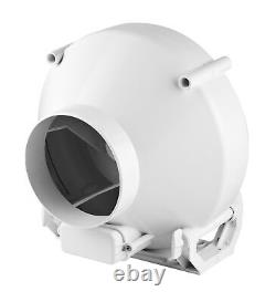 Extractor fan 125 mm Inline fan Centrifugal fan WP IP44 Exhaust air ventilator