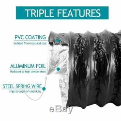 Fan Air Ducting 5m 10m Aluminum Flexible Ventilation PVC Kitchen Extractor