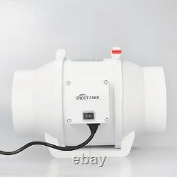 Ghost-fans 6/150mm High Powered Inline Mixed Flow Ventilation Exhaust Extractor
