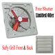 Heavy Duty Industrial Metal Axial Extractor Ventilation Shutter Fan 20 Inch Atex